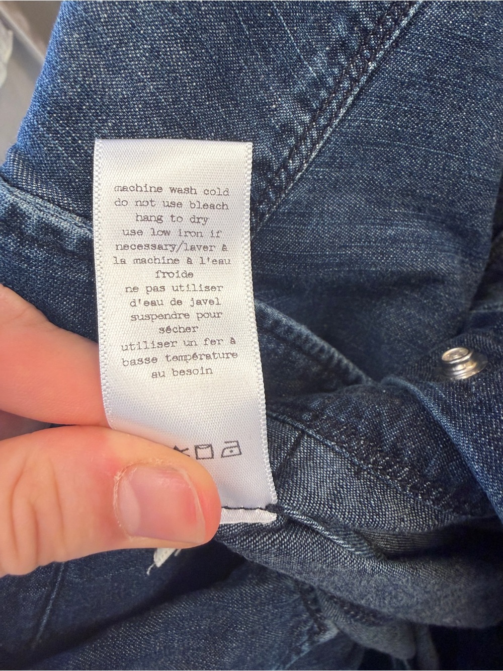 Rag & Bone Utility Denim Dress - Picture 11 of 11